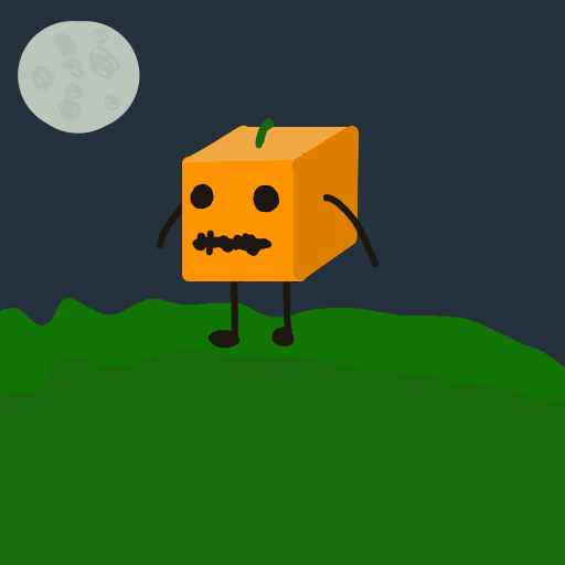 Pumpkin drawing